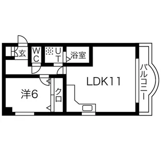 ビエント六甲2【1階】の間取り
