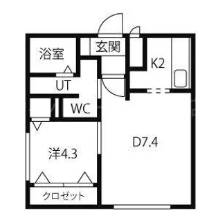 タカラノースデュオ【3階】の間取り