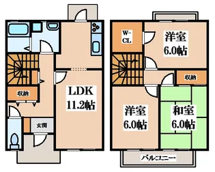 クレスト田原台の間取り