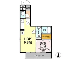 Imark【1階】の間取り