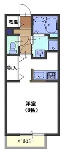パン・リュミエール【1階】の間取り