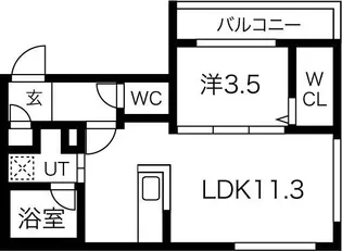ラヴィ東札幌 (LAVI東札幌)【3階】の間取り