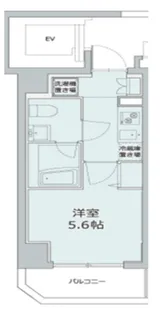 ハーモニーレジデンス品川WEST【6階】の間取り