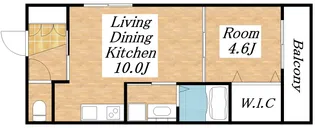 サイプレス北巽II【1階】の間取り