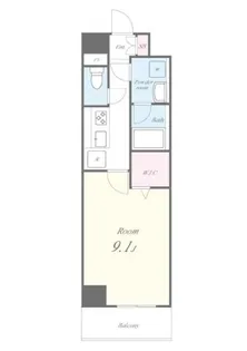ヴェリテ鷺ノ宮【5階】の間取り