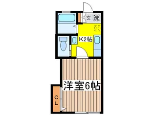 パ-シモンヒルズ【1階】の間取り