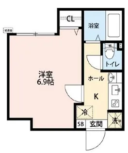 グランクオール西川口【4階】の間取り