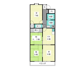 代万ビル【3階】の間取り