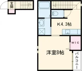 エスペランサ【2階】の間取り