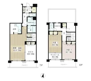 クラッサ目黒かむろ坂の間取り