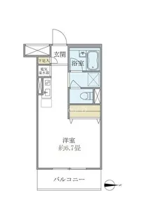 メゾンベール南麻布【1階】の間取り
