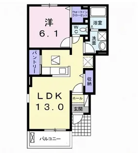 プローテIII・B【1階】の間取り