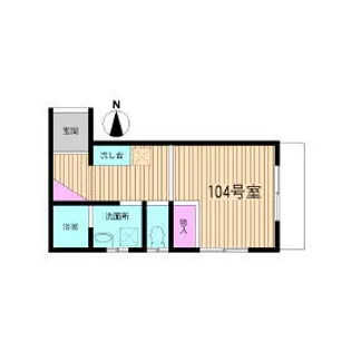 木舎 花の木【2階】の間取り