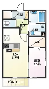 セゾンフィール【2階】の間取り
