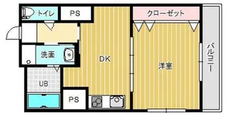 浪速コート【2階】の間取り