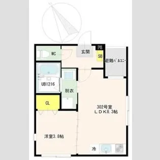 MALVA高砂【3階】の間取り