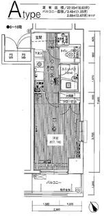 メインステージ秋葉原駅前【4階】の間取り