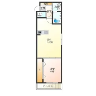 グランパシフィックプラムスクエア【2階】の間取り