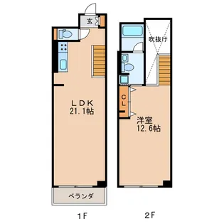 レジディア東桜IIの間取り