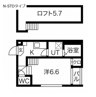 ベルシャンブル【1階】の間取り