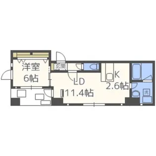 MODENA医大前【10階】の間取り