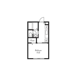 クリスタルコートB【2階】の間取り