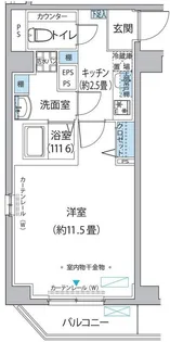 FIORE KOMAGOME【4階】の間取り