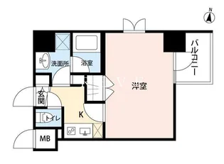 アビタ住吉【7階】の間取り