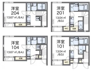 ウィンドヒル鎌倉【2階】の間取り