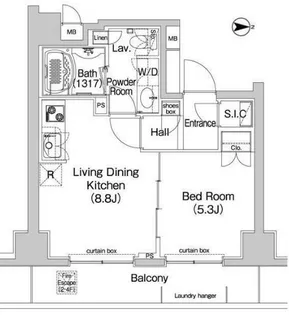 コンフォリア九段【2階】の間取り