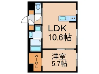 Green terrace代沢【2階】の間取り
