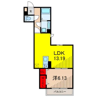 アヴァンス青井【3階】の間取り