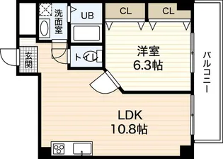 メゾン千田町【3階】の間取り