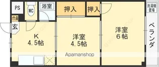 サンコート小澤【4階】の間取り