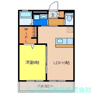 シュプリームコート【2階】の間取り