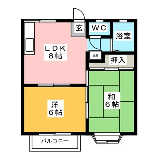 アネックス【2階】の間取り