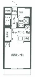 エルシオン【1階】の間取り