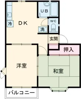 ミモザハウスB【2階】の間取り