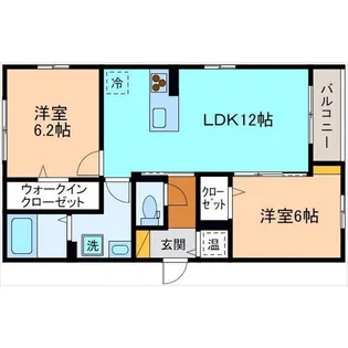 フィ フォレット【2階】の間取り