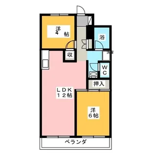 エクセレンス野川【3階】の間取り