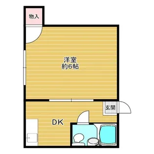 クリスタル高倉【3階】の間取り