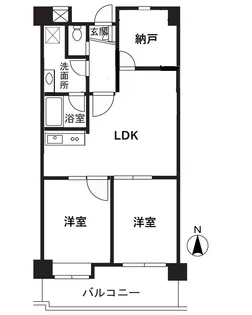 センチュリー荻島【1階】の間取り