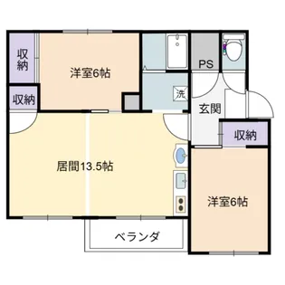 カーサAZABU S【1階】の間取り