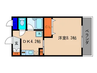 エスペランサ【3階】の間取り