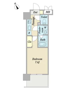 Franchir【4階】の間取り