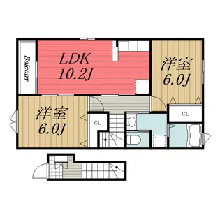 サンリット・レジデンス【2階】の間取り