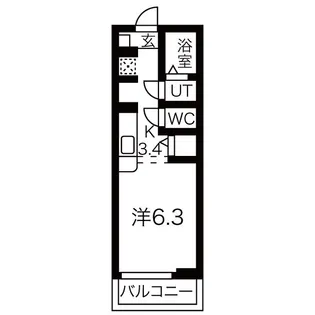 アヴニール【1階】の間取り