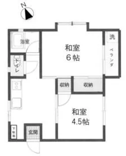 レモニーハイツ【1階】の間取り