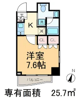 TRADIS東十条【6階】の間取り
