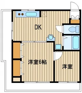 スプリングコート高野台【3階】の間取り